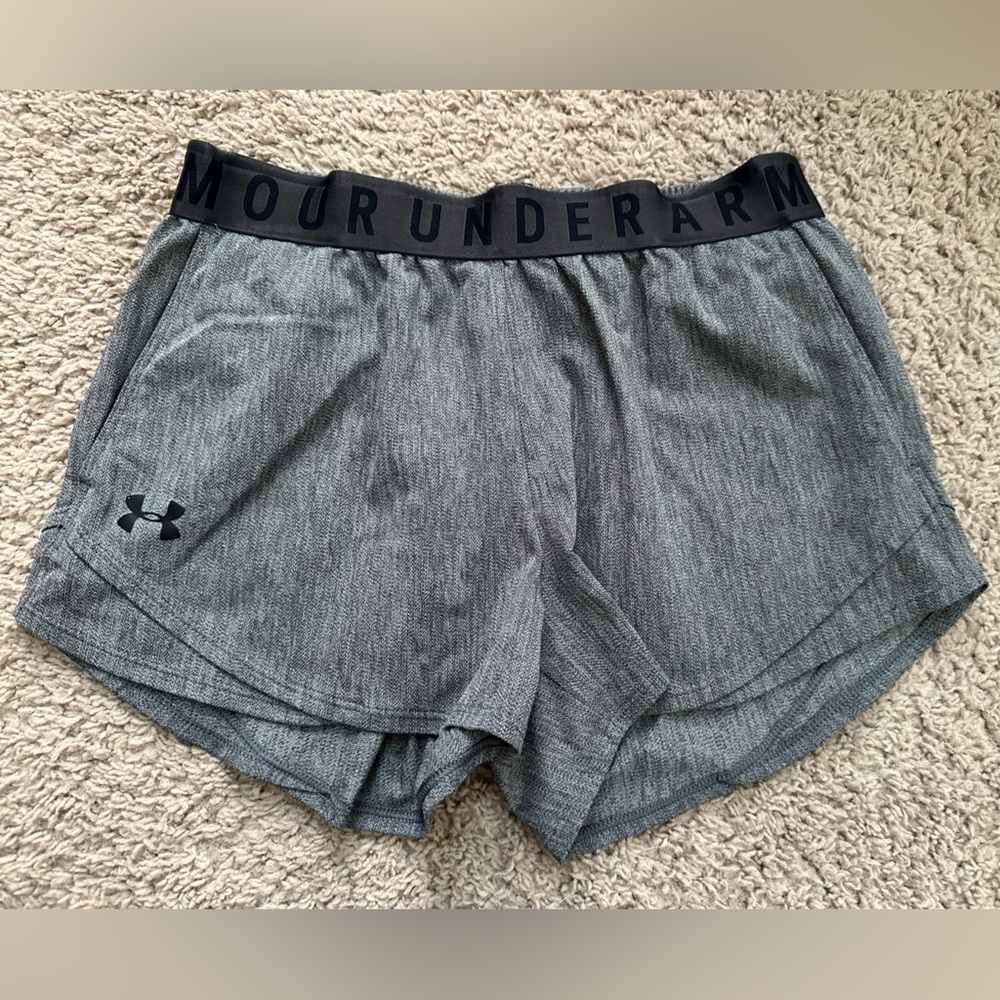Under Armour Heather Gray Athletic Shorts